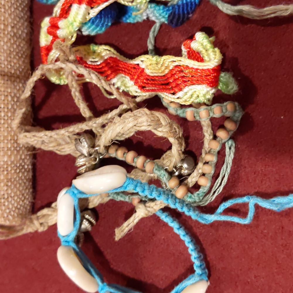 3 for $30 Large Mixed Lot of String and Bead Bracelets - Picture 6 of 7